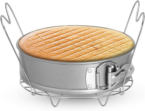 Steamer Rack Trivet with Handles Compatible with Instant Pot Accessories 3 Qt 5 Quart, Pressure Cooker Trivet Wire Steam Rack, Great for Lifting o...