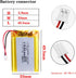 Liter Energy Battery 3.7V Lipo Battery 1000mAh Rechargeable Lithium ion Polymer Battery 553450 Lithium Polymer ion Battery with JST Connector...