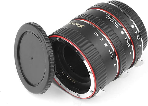 D&F AF Auto Focus Macro Extension Tube Set EOS EF/EF-S Lens Close-ups for Canon EOS EF Lens Such as Canon 7D,500D,600D,700D,5D, Rebel T2i, T3i, T5...