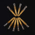 10PCS Philips Screwdriver Bits Set Magnetic Anti-Skid Titanium Coated Bit 50mm Length PH2 Cross Head 1/4 Inch Hex Shank with Magnetic for Power Sc...