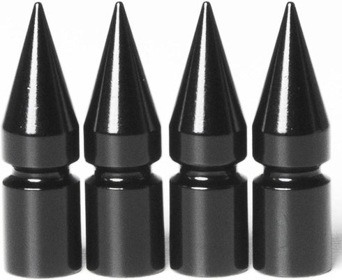 Circuit Performance VC6 Series Black Aluminum Valve Stem Caps (Set of 4)...
