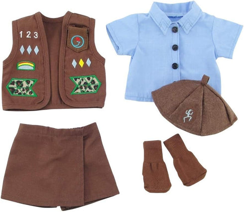 Emily Rose 18-inch Doll Clothes Modern 4-Piece Girl Scout Brownie-Inspired Uniform | Gift Boxed! | Compatible with 18" American Girl Dolls...