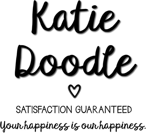Katie Doodle 25th Birthday Decorations - Creative Guest Book Alternative - 25th Anniversary Party Supplies Centerpiece Card Gift for Men Women Him...