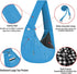 FDJASGY Small Pet Sling Carrier-Hands Free Reversible Pet Papoose Bag Tote Bag with a Pocket Safety Belt Dog Cat for Outdoor Travel...