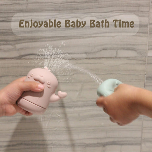 Ginbear Silicone Baby Bath Toys, Mold Free Squirty Bath Toy for Toddlers, Preschool Bath Toys for Infants, Non-Toxic Bathtub Toys for Babies 6 Mon...
