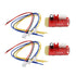 2 Pack 3.7-5V Bluetooth Receiver Module Audio Receiver Amplifier Board Red with Charging Port for Wireless Speaker DIY Sound System...