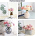 10Pcs Artificial Fake Flower Plants Silk Chrysanthemum Ball Hydrangea Arrangements Wedding Bouquets Decor Home Kitchen Garden Party Table Floral C...