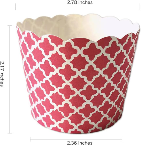 NB Paper Baking Cups 90-Pack 6 oz Greaseproof Baking Cups Cupcake Muffin Cases Disposable Cupcake Wrappers for Birthday Baby Shower Wedding And Pa...