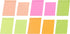 4A Sticky Full Adhesive Notes,3 1/3 x 2 Inches,20 Sheets/Color,Self-Stick Notes,5 Colors/Pack,100 Sheets Total,4A 302 Full Glue...