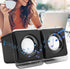 Computer Speakers for Desktop PC Laptop Mac, USB 2.0 Mini Wired Combination Speaker Dual Stereo Clear Speaker System with Volume Control...