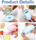 Candy Color Tape Dispenser, Small Cute Donut-Shaped Tape Organizer Desk for Home Office or School Supply (2Pcs Round)...