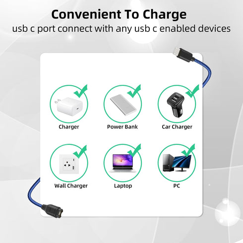 USB-C Charger Compatible with Garmin Watch Charging Cable-2 Pack......