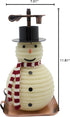 Candle by the Hour 100-Hour Snowman Candle, Copper Base, Eco-friendly Natural Beeswax with Cotton Wick...