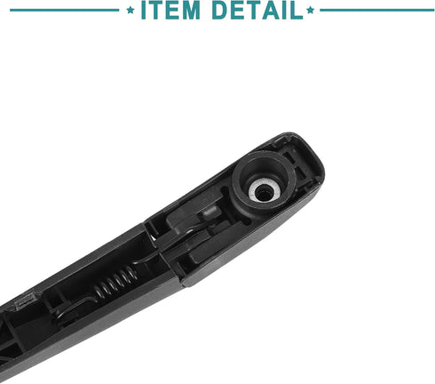 ACROPIX Windshield Back Wiper Arm Blade Rear Rear Windshield Wiper Blade and Arm for Jeep Cherokee 1 Set Black...