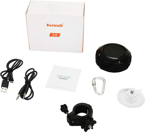 Kunodi Outdoor Waterproof Bluetooth Speaker, Wireless Portable Shower Travel Bike Speaker with Subwoofer, Enhanced Bass, Built in Mic for Bicycle ...