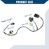 No.15930264 Headlight Wiring Harness Headlamp Socket Connector Wire for Chevy Malibu 2008-2012 / Front Headlamp Wire Harness Connector/Durable Pla...