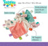 Mary Meyer Taggies Soothing Sensory Stuffed Animal Security Blanket, Painted Pony, 13 x 13-Inches...