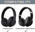 Replacement Ear Pads Protein PU Leather Ear Cushion Compatible with Beats by Dr.Dre Studio 2.0 Studio 3 B0500 B0501 Wired Wireless Over-Ear Headph...
