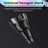 Pack-2 Hex Shank Nut, Butterfly Hole Socket Wrench, Power Wing Nut Driver, Universal Automobile Accessories, for Most Cars, Trucks and Vans (Black...