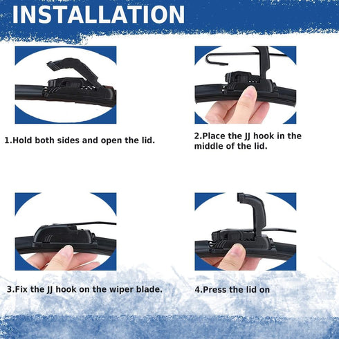 Universal Manual UTV Windshield Wiper Kit with Wiper Blade Golf Cart Windshield Wiper for CFMOTO Polaris Ranger RZR Can Am Kawasaki Honda Pioneer ...