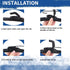 Universal Manual UTV Windshield Wiper Kit with Wiper Blade Golf Cart Windshield Wiper for CFMOTO Polaris Ranger RZR Can Am Kawasaki Honda Pioneer ...