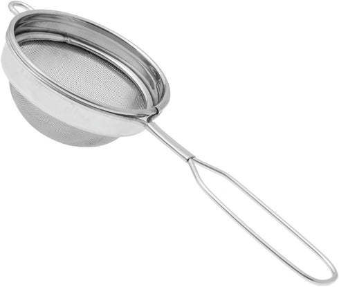 Stainless Steel Tea Strainer and Infuser - Coffee and Oil Filter, Drainer for Tea Making - Indian Style...