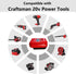 Adapter for Craftsman V20 Cordless Tools, for DeWalt 20V for Milwaukee M18 Lithium Battery Convert to for Craftsman New 20V Power Tool (Adapter On...