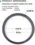 Nutribullet Set of 3 Gaskets with Lip, Fits Nutribullet Blenders 600W and Pro 900W Series...