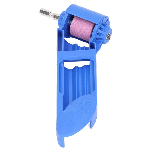 FTVOGUE Corundum Drill Sharpener Portable Corundum Grinding Wheel Drill Bit Sharpener ABS for Grinder Power Tools Blue...