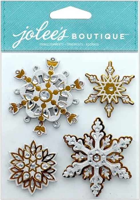 Jolee's Boutique 0015586873443 Jolly Boutique Bling Snowflakes BQ15 , Other...