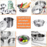 Cookware Pots and Pans Play Set with Cooking Mini Stainless-Steel Kitchen Cooking Utensils Toys,Pretend Toys for Kids, Educational?Development Toy...
