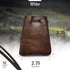 Nabob Leather Leather Drawstring Pouch, Coin Bag, Medicine Tobacco Pouch Medieval Reenactment Made in U.S.A Size 3.75" x 2.75"...