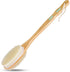Body Scrubber with Soft and Stiff Natural Bristles, Dual-Sided Long Handle Shower Brush,Back Scrubber,Body Exfoliator for Bath or Dry Brush,Bath B...