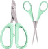 KALAIEN Crafting Scissors with Sharp Carbon Steel Blades for Sewing Scissor, Paper Cutting, Scrapbooking, Fondant, Crafting-2 Pack...