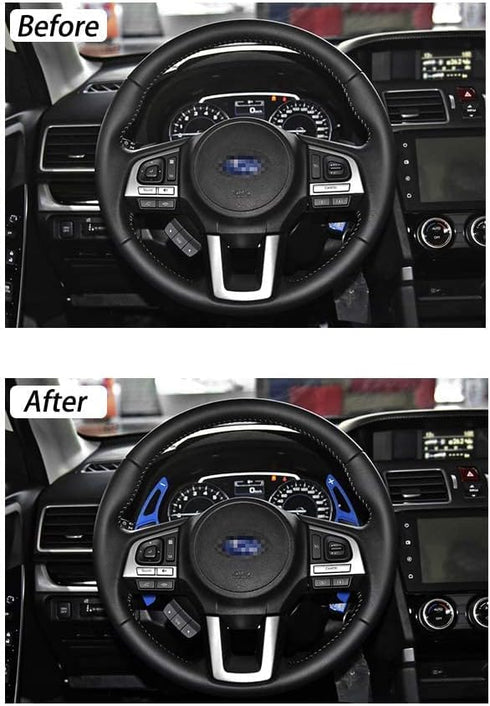 CKE Compatible with Subaru Crosstrek Forester Outback Impreza Legacy Ascent WRX BRZ Scion FR-S GT86 Accessories Car Paddle Shifter Extension Shift...