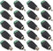 FULARR 20Pcs Professional RCA Connector Kit, 10 Pairs RCA Male Plug & Female Socket to AV Screw Terminal Block Audio Video Connector Adapter, for ...
