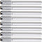 Operitacx 8pcs Stainless Steel Pencil Extenders Crayon Extenders Pen Extenders Pencil Extender Holder Pencil Lengthener Holder for Office Sketch A...