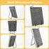 8 Pack Plate Stands for Display, 6 Inch Metal Square Picture Frame Easel Stands for Plates, Book, Photo Easel ( Black )...