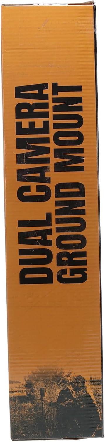 Muddy Dual Camera Durable Steel Fully Adjustable Portable Easy-to-Install Hunting Outdoor Ground Mount | Works on Cameras with 1/4" - 20 Receiver...