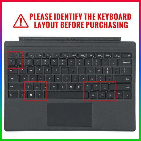 Silicone Keyboard Cover Skin for Microsoft Surface Pro 7 2019/Surface Pro 6 2018/Surface Pro 5 2017 Keyboard,US Layout,Cute Cat...