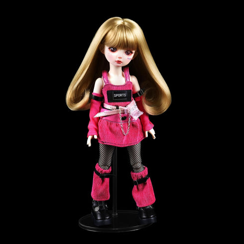 UCanaan 5 Pcs Doll Stand Display Holder for Dolls Transparent Model Support Frame Prop Up Girl Dolls Suitable for 11''-18'' Inch 1/6 1/4 Dolls Acc...