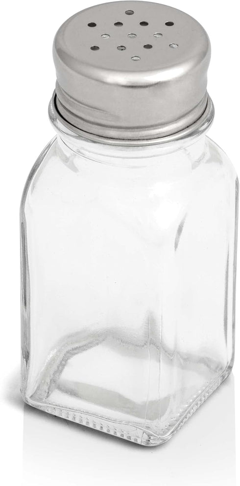 WHOLE HOUSEWARES | stainless steel salt and pepper shakers set | 6-Piece Pack | Best for Home Kitchen, Restaurants and Catering...