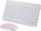 Bluetooth Keyboard and Mouse Combo,Rechargeable keyboard mouse combo,Ultra-Slim Portable Compact Wireless Mouse Keyboard Set for iPad/iPad Pro/iPa...