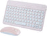 Bluetooth Keyboard and Mouse Combo,Rechargeable keyboard mouse combo,Ultra-Slim Portable Compact Wireless Mouse Keyboard Set for iPad/iPad Pro/iPa...
