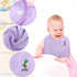 3Pcs Baby Drooler Bibs, Stay-dry Baby Drooling Bibs with Absorbent Terry Towel Backing, Water Resistant Large Face Towel Bibs for Kids Brushing, B...