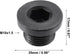 X AUTOHAUX M18x1.5 Steel Engine Oil Drain Plug Screw with Gasket for BMW 545i 550i 650i 750i 760i X5 X6 E60 E63 for Mazda 3 5 6 CX-5 CX-7 RX-8 Bla...