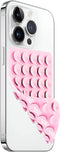 1 Pack Silicone Suction Cup Phone Case Mount Double Sided, Hands-Free Strong Grip Silicon Phone Holder for Selfies and Videos, Non Slip Phone Acce...