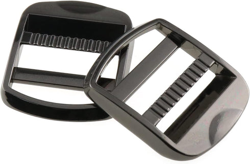 6PCS Metal Ladder Lock Buckle Slider for School Bags Backpack Straps Webbing, Nickel Color Zinc Alloy Bag Webbing Adjuster Fastener...