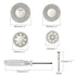 40 Pcs Diamond Cutting Wheel Set, 25mm/30mm/35mm/40mm Diamond Coated Cutting Wheel with 8 Pcs 3mm Mandrel and 2 Pcs Screwdriver...