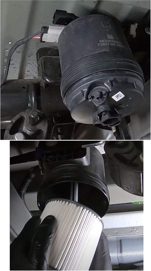 iFJF 68436631AA Fuel Filter Replacement for Ram 2500 3500 4500 5500 6.7L 2019-2024 Diesel Engine Ram 1500 2020 3.0L V6 EcoDiesel Frame Chassis Mou...
